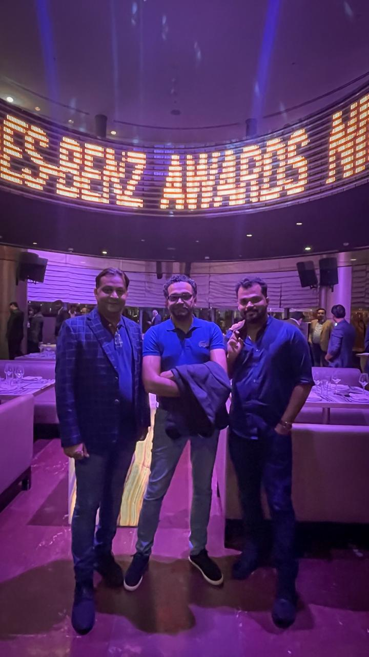 The team behind the trophies