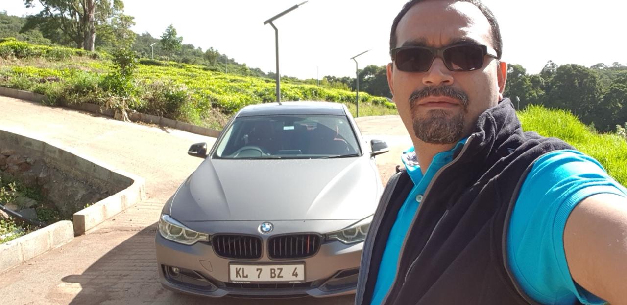 BMW in the hills