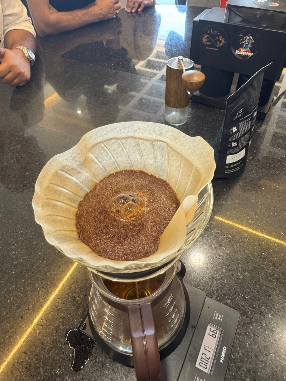 The pour-over ritual